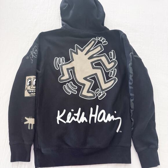 Keith Haring X Shoe Palace Hoodie Sweatshirt Size SMALL‎ Pullover - Picture 7 of 10